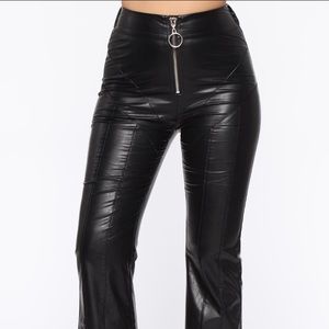 FASHIONNOVA "This One's On Me PU Leather pants"